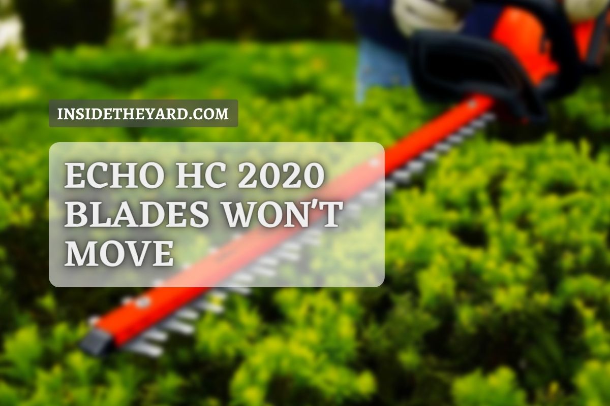 Echo HC 2020 Blades Won't Move Reasons & Solutions Inside The Yard